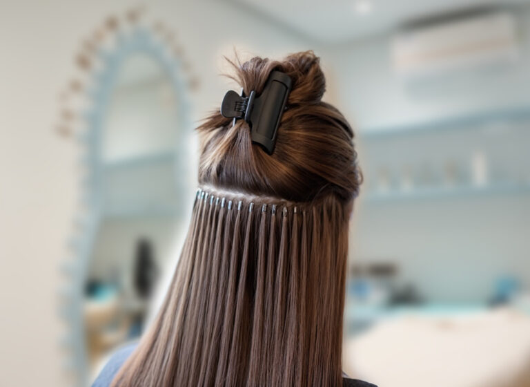 Keratin-Bond Hair Extensions