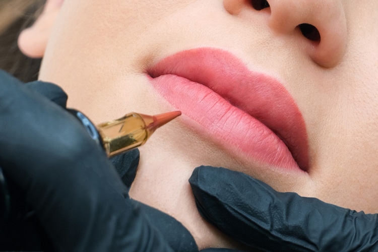 Lip blush micropigmentation Chennai
