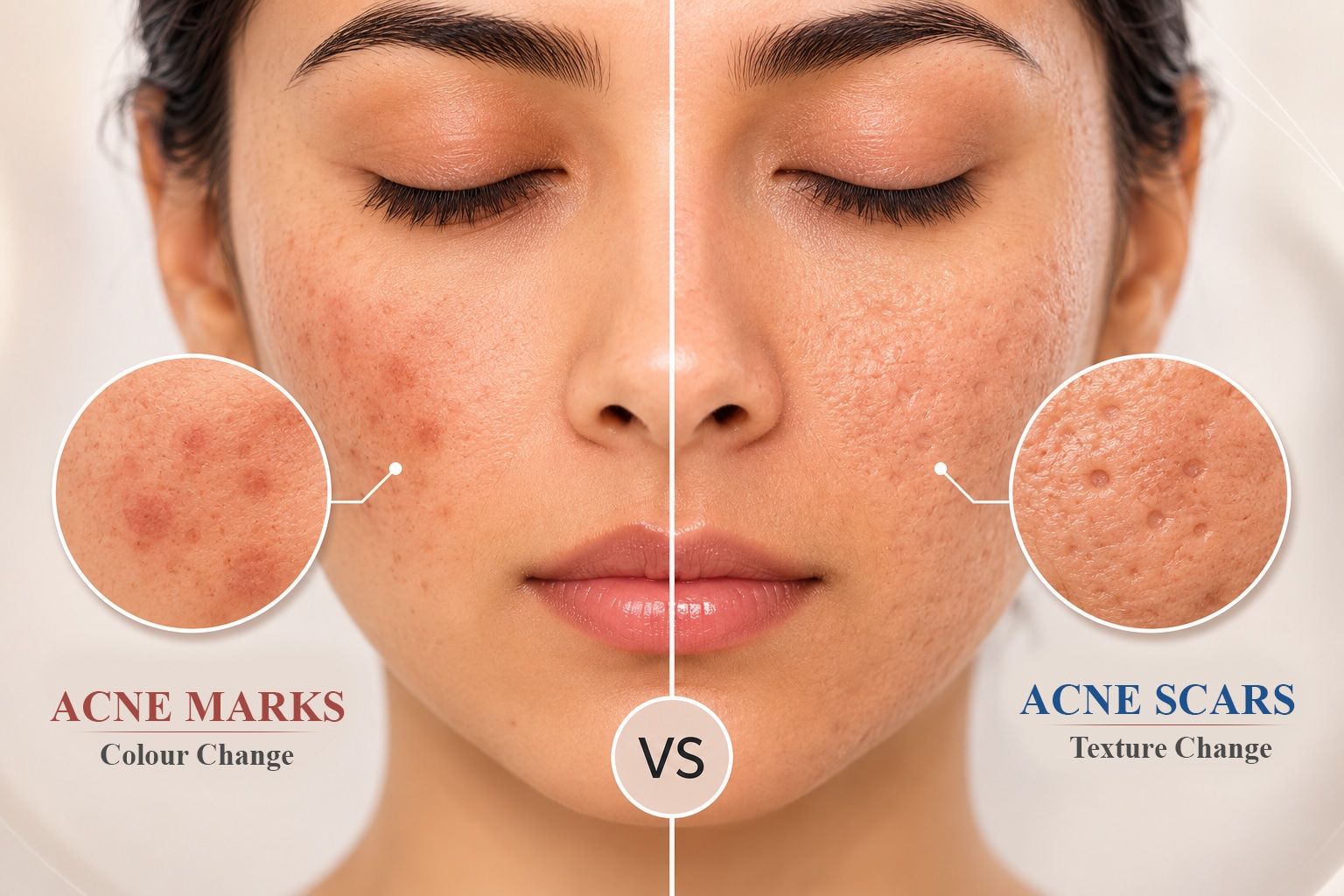 Acne Marks vs Acne Scars: 