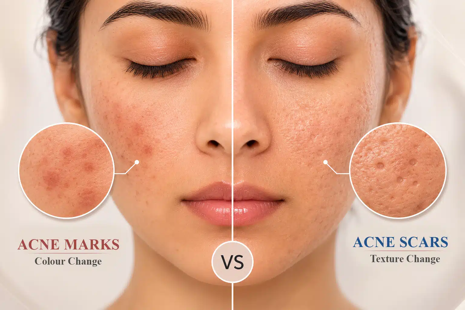 Acne Marks vs Acne Scars: 